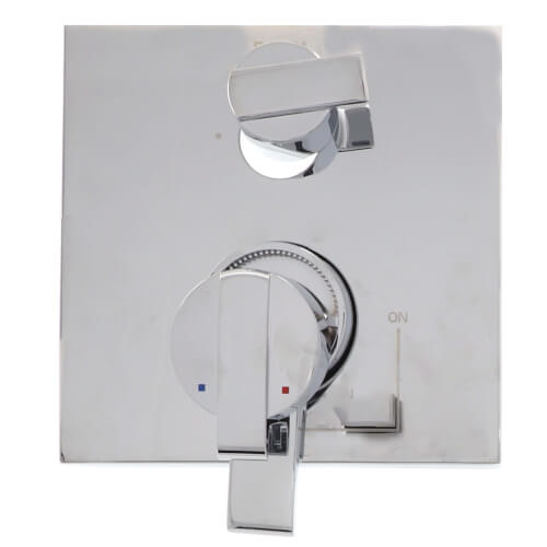 Main product image of Angular Modern Monitor 17 Series Valve Trim w/ 3-Setting Integrated Diverter, T27867