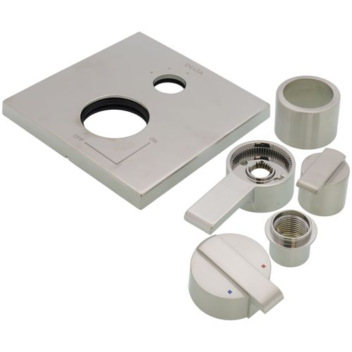 Main product image of Ara Angular Modern Monitor 17 Series Valve Trim w/ 3-Setting Diverter (Stainless Steel), T27867-SS
