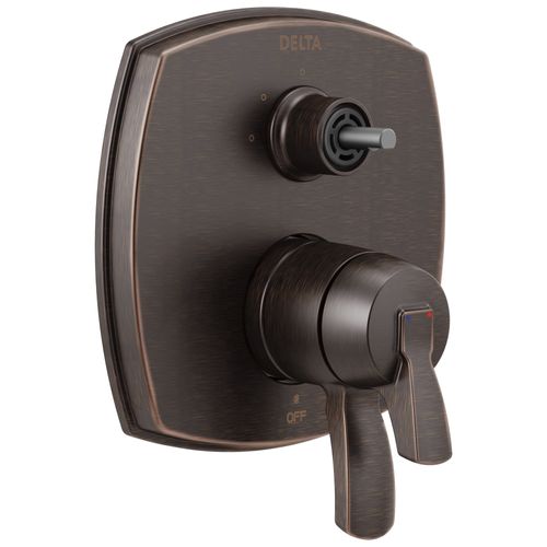 Main product image of Stryke 17 Series Integrated Diverter Trim with Three Function Diverter Less Diverter Handle (Venetian Bronze), T27876-RBLHP