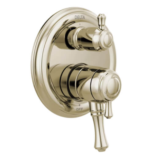 Main product image of Cassidy Traditional Monitor 17 Series Valve Trim w/ 3-Setting Diverter (Polished Nickel), T27897-PN