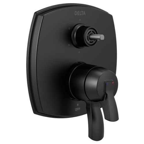 Main product image of Stryke 17 Series Integrated Diverter Trim w/ Six Function Diverter Less Diverter Handle (Matte Black), T27976-BLLHP