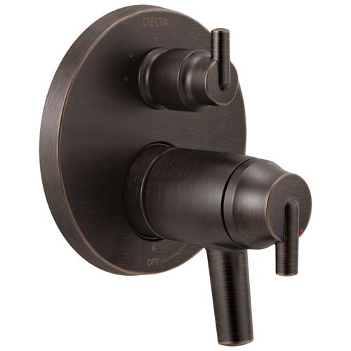 Main product image of Trinsic Contemporary Two Handle TempAssure 17T Series Valve Trim with 3-Setting Integrated Diverter (Venetian Bronze), T27T859-RB