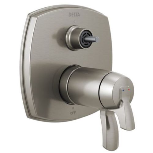Main product image of Stryke 17 Thermostatic Diverter Trim w/ 3 Function Diverter Less Diverter Handle (Lumicoat Stainless), T27T876-SS-PR-LHP