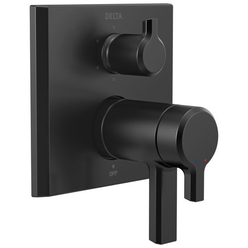 Main product image of Pivotal TempAssure 17T Series Valve Trim with 6-Setting Integrated Diverter (Matte Black), T27T999-BL