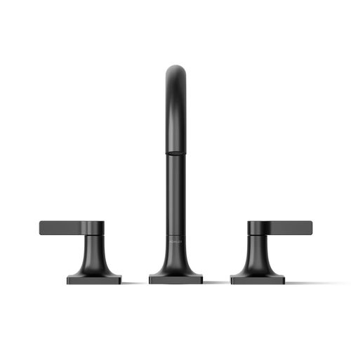 Main product image of Venza Two Handle Deck Mount Bathroom Faucet, Trim Only (Matte Black), K-T28131-4-BL