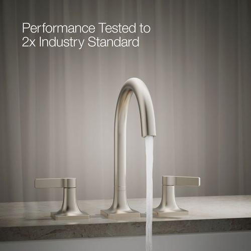 Main product image of Venza Two Handle Deck Mount Bathroom Faucet, Trim Only (Brushed Nickel), K-T28131-4-BN