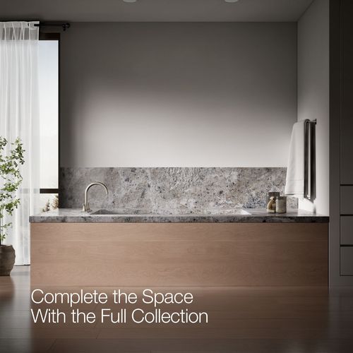 Main product image of Venza Two Handle Deck Mount Bathroom Faucet, Trim Only (Brushed Nickel), K-T28131-4-BN