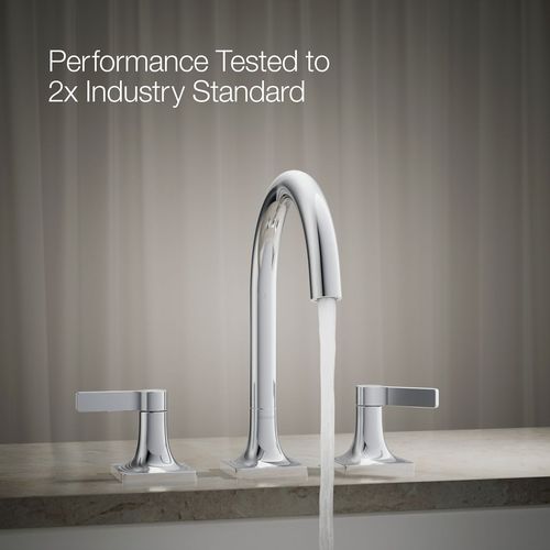 Main product image of Venza Two Handle Deck Mount Bathroom Faucet, Trim Only (Polished Chrome), K-T28131-4-CP