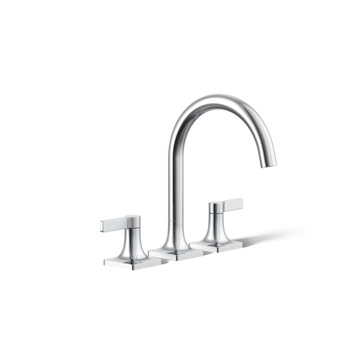 Main product image of Venza Two Handle Deck Mount Bathroom Faucet, Trim Only (Polished Chrome), K-T28131-4-CP