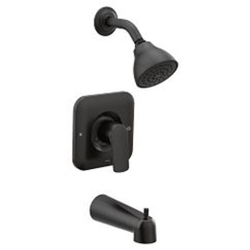Main product image of Rizon Matte Black Posi-Temp Tub/Shower only Trim, 1.75 gpm, T2813EPBL