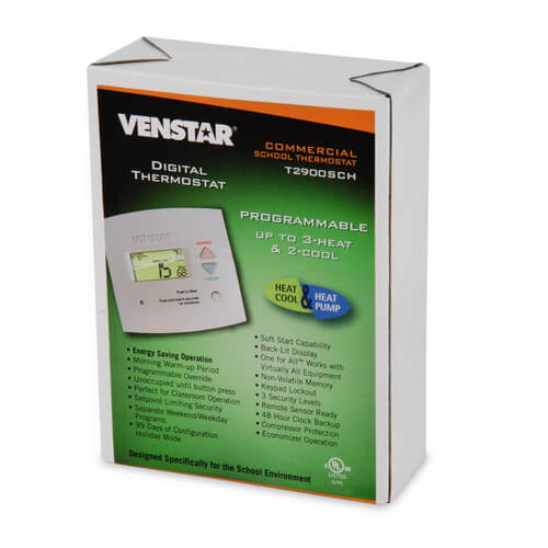 Main product image of Venstar T2900SCH 7-Day Programmable School Thermostat