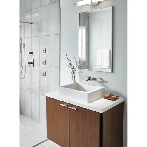 Main product image of Ara Two Handle Wall Mount Channel Bathroom Faucet Trim, 1.20 GPM (Stainless), T3568LF-SSWL