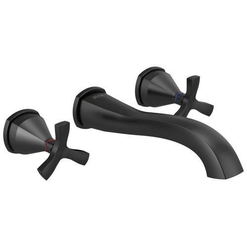 Main product image of Stryke Wall Mounted Lav Faucet, 1.2 GPM (Matte Black), T35766LF-BLWL