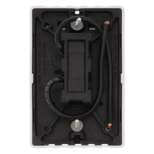 T410 White, Electric Heat Celsius Thermostat, SPST w/ Bimetal Snap Acting Switch, T410A1021