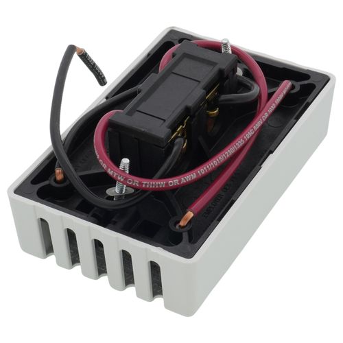 Main product image of T410 White, Electric Heat Thermostat, w/ Pos Off Switch, T410B1004