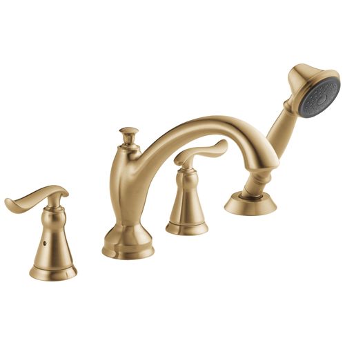 Main product image of Linden Roman Tub with Hand Shower Trim (Champagne Bronze), T4794-CZ