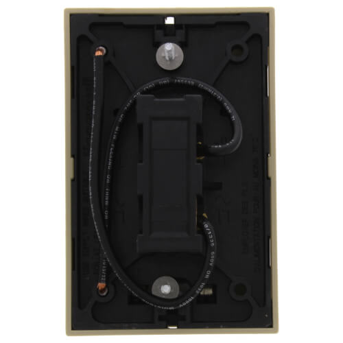 T498 Beige Electric Heat Thermostat, w/ Range Stops