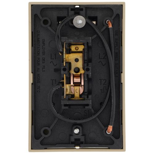 Main product image of T498 Beige Electric Heat Thermostat, SPST w/ Bimetal Snap Acting Switch, T498A1786