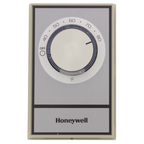 T498 Beige Electric Heat Thermostat, w/ Pos Off, T498B1553