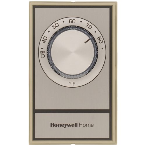 Main product image of T498 Beige Electric Heat Thermostat, w/ Pos Off, T498B1553