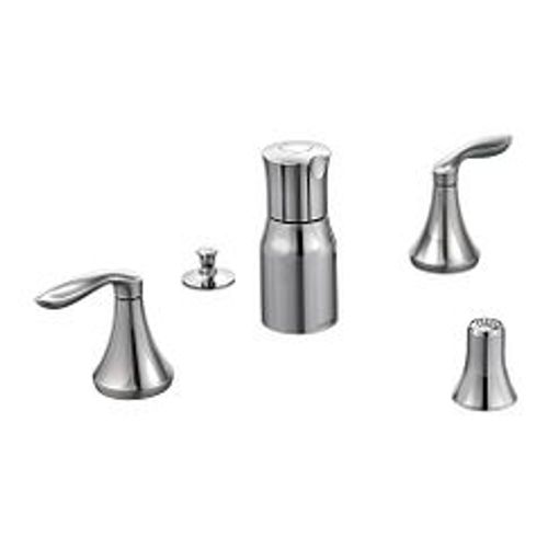 Main product image of Eva 2 Handle Bidet Faucet, Chrome, T5220