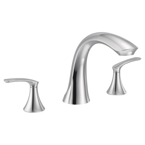Main product image of Seena 2 Handle Roman Tub Faucet, T523 (Chrome)