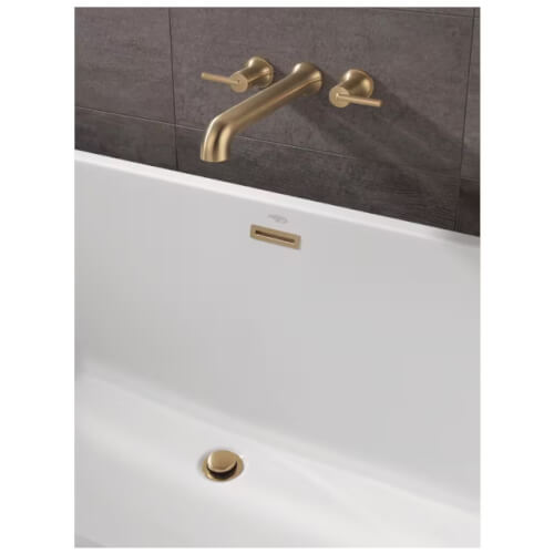 Main product image of Trinsic 2-Handle Wall Mounted Tub Filler (Champagne Bronze), T5759-CZWL