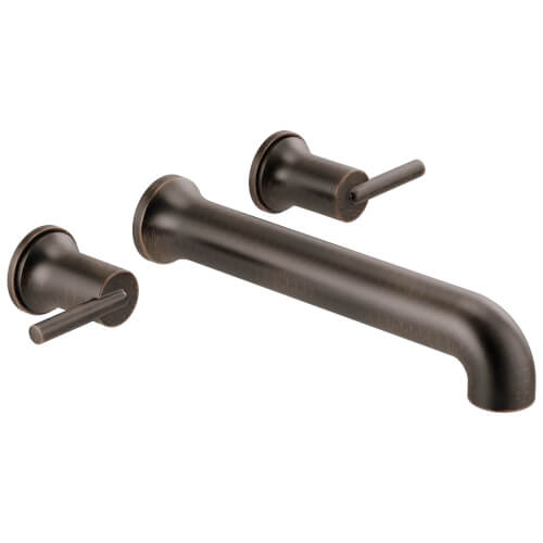 Main product image of Trinsic 2-Handle Wall Mounted Tub Filler (Venetian Bronze), T5759-RBWL