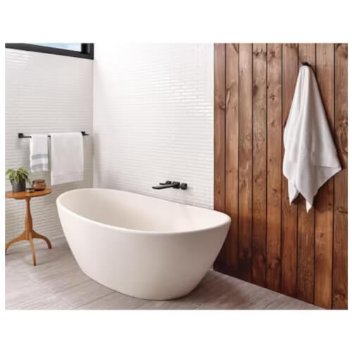 Main product image of Pivotal 2-Handle Wall Mounted Tub Filler (Matte Black), T5799-BLWL