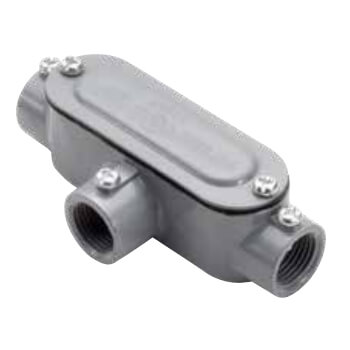 Main product image of 1-1/2" T Combination Conduit Body with Cover and Gasket