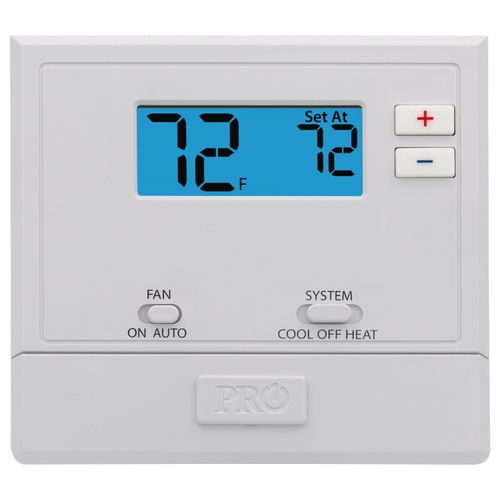 Main product image of T601-2 Non-Programmable Thermostat w/ 2 sq. in Display (1H/1C)