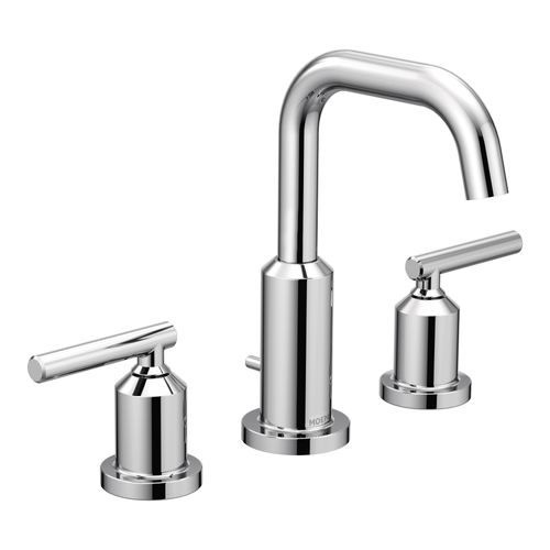 Main product image of Gibson Chrome 2 Handle High Arc Bathroom Faucet w/ M-pact Valve, T6142-9000