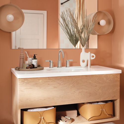 Main product image of Cia Brushed Nickel 2 Handle Bathroom Faucet, Widespread, T6222BN