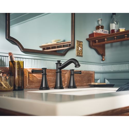 Main product image of Belfield 2 Handle Bathroom Faucet, 1.2 GPM, T6405BL (Matte Black)