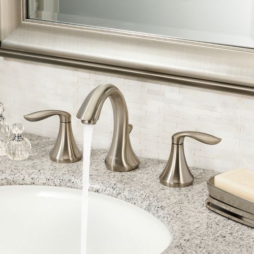 T6420BN-9000-L - Moen T6420BN-9000-L - Eva Brushed Nickel 2 Handle High ...