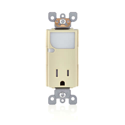 T6525 I Leviton T6525 I Decora Combination Tamper Resistant Single Receptacle Outlet W Led 7037