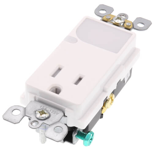 T6525-W - Leviton T6525-W - Decora Combination Tamper Resistant Single ...