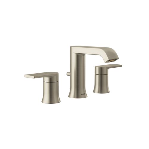 Main product image of Genta Lx Brushed Nickel 2 Handle Bathroom Faucet, Widespread, T6708BN