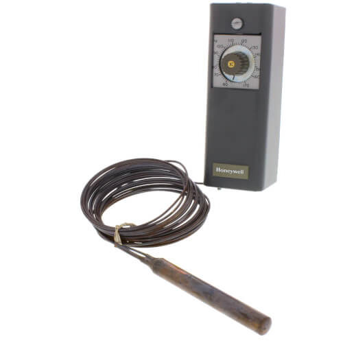 Main product image of Remote bulb Commercial Temperature Controller, 55 F to 175 F, 20 ft. capillary, Copper bulb sensing element