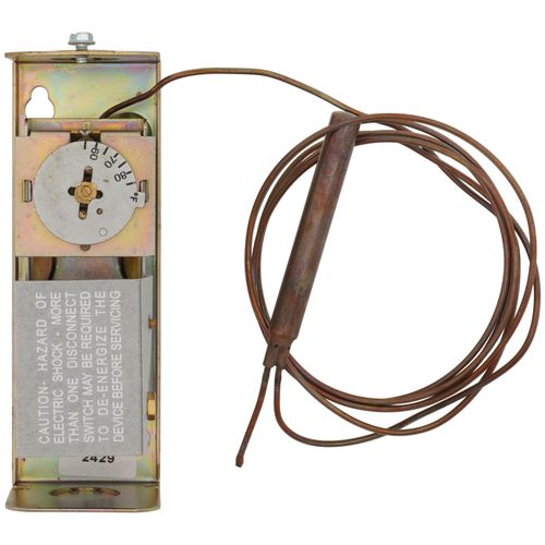 Main product image of Remote bulb Commercial Temperature Controller (55 to 85 F, 5.5 ft capillary)