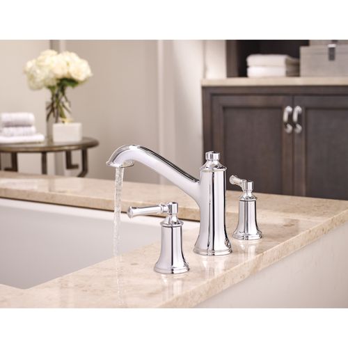 Main product image of Dartmoor 2 Handle Roman Tub Faucet, T683 (Chrome)