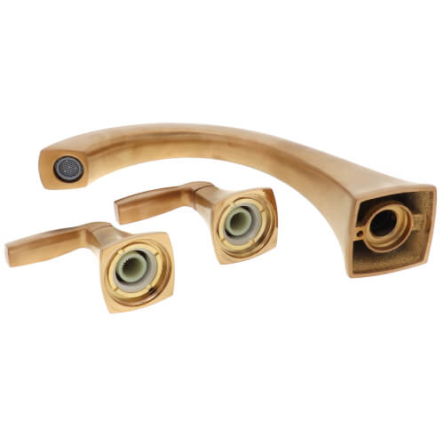 Main product image of Voss Two-Handle High Arc Roman Tub Faucet - Brushed Gold, T693BG