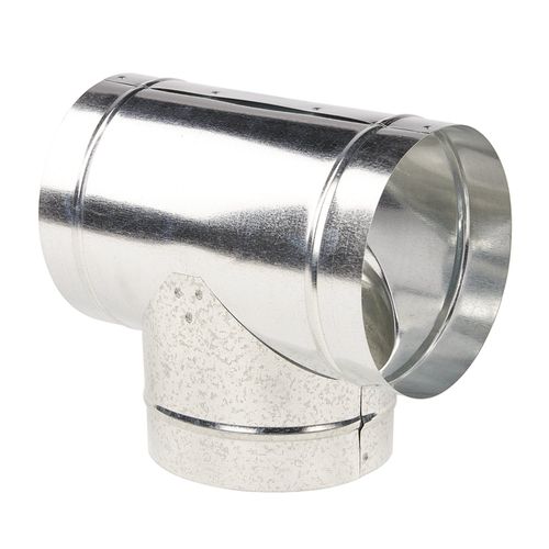 Main product image of 6" 30 Ga Galvanized Connector Tee, T6X6X6