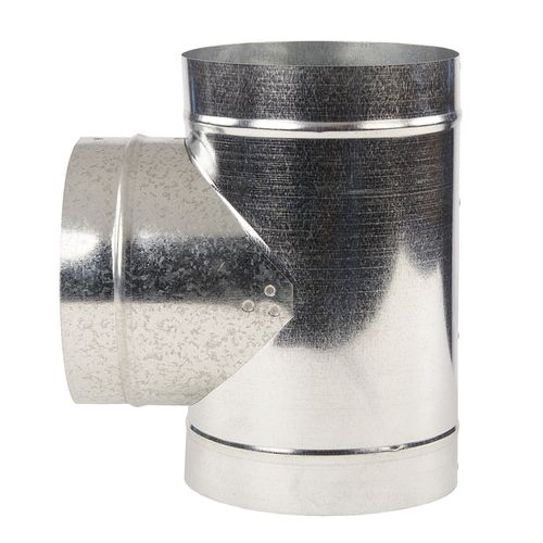 Main product image of 6" 30 Ga Galvanized Connector Tee, T6X6X6