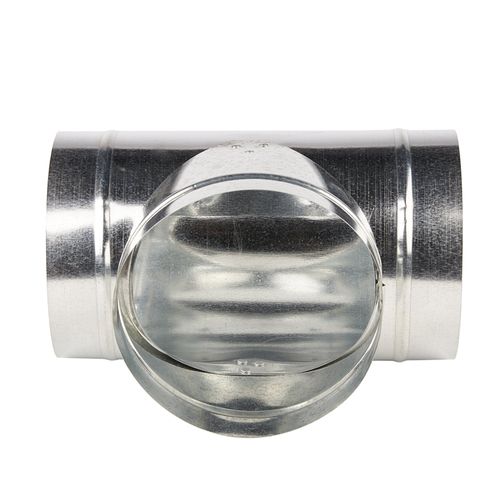 Main product image of 6" 30 Ga Galvanized Connector Tee, T6X6X6