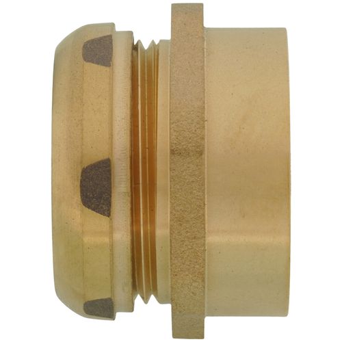 Main product image of 1-1/4" FIP x 1-1/4" OD Waste Connector with Stop