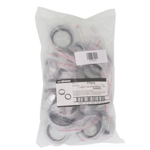 Main product image of 1-1/2" Die Cast Slip Joint Nut & Washer (Box of 25)