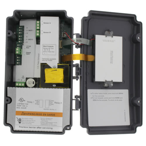Main product image of Electronic Temp Controller w/ 2 Temp Inputs, 2 SPDT Relays, 1 Sensor