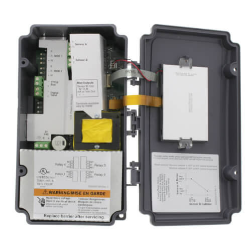 Main product image of Electronic Temp Controller Special Sequencer Model w/ 2 Temp Inputs, 4 SPDT Relays, 1 Sensor