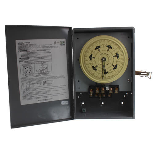 Main product image of 7-Day On/Off - Mechanical Time Switch, 40A, 2 NO/2 NC (208-277V)